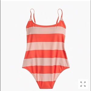 JCREW striped swimsuit